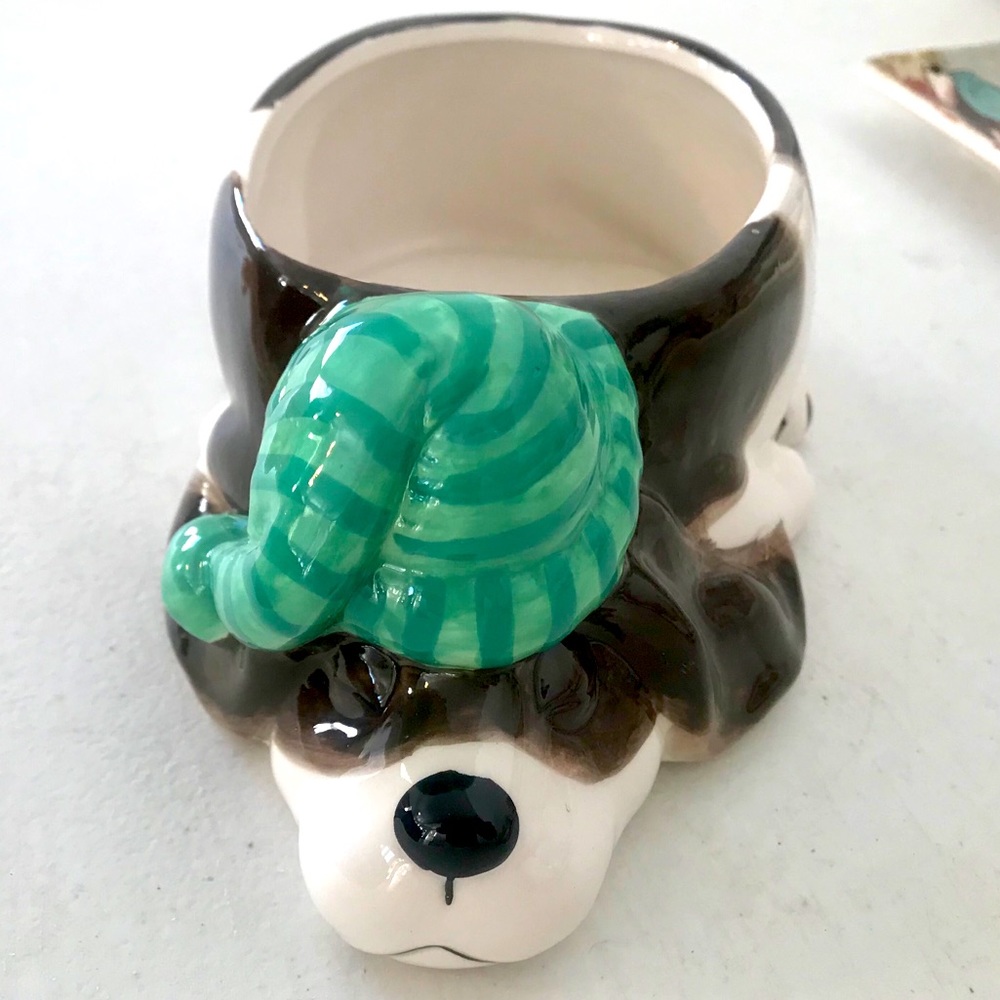 SOLD PIER 1 Autumn PARK AVENUE PUPPIES Candy Dish